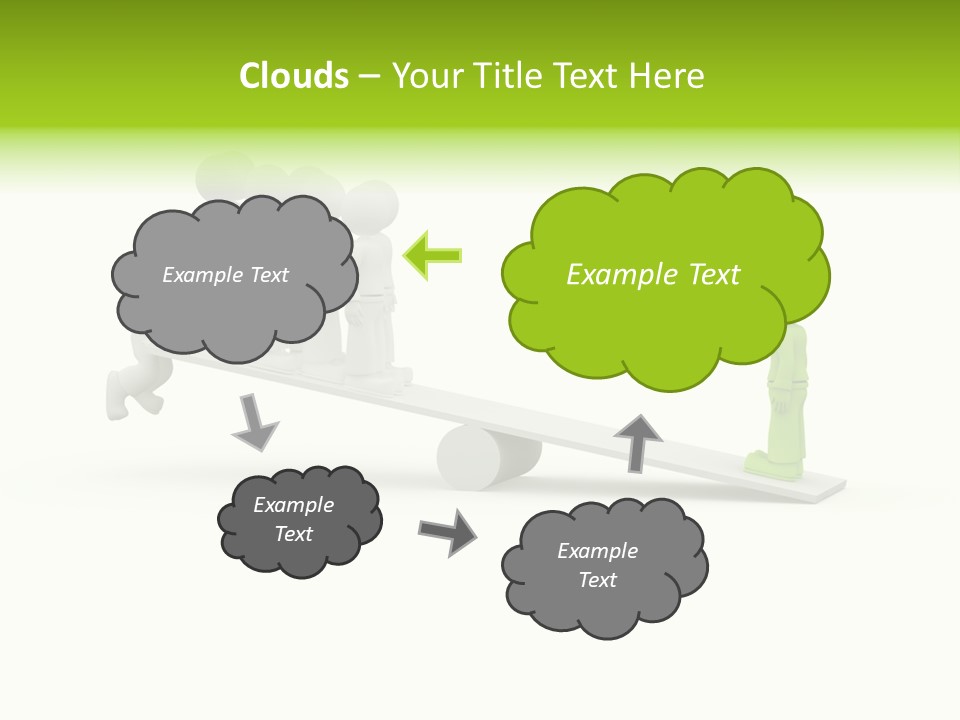 Teenager Pose Acrobat PowerPoint Template