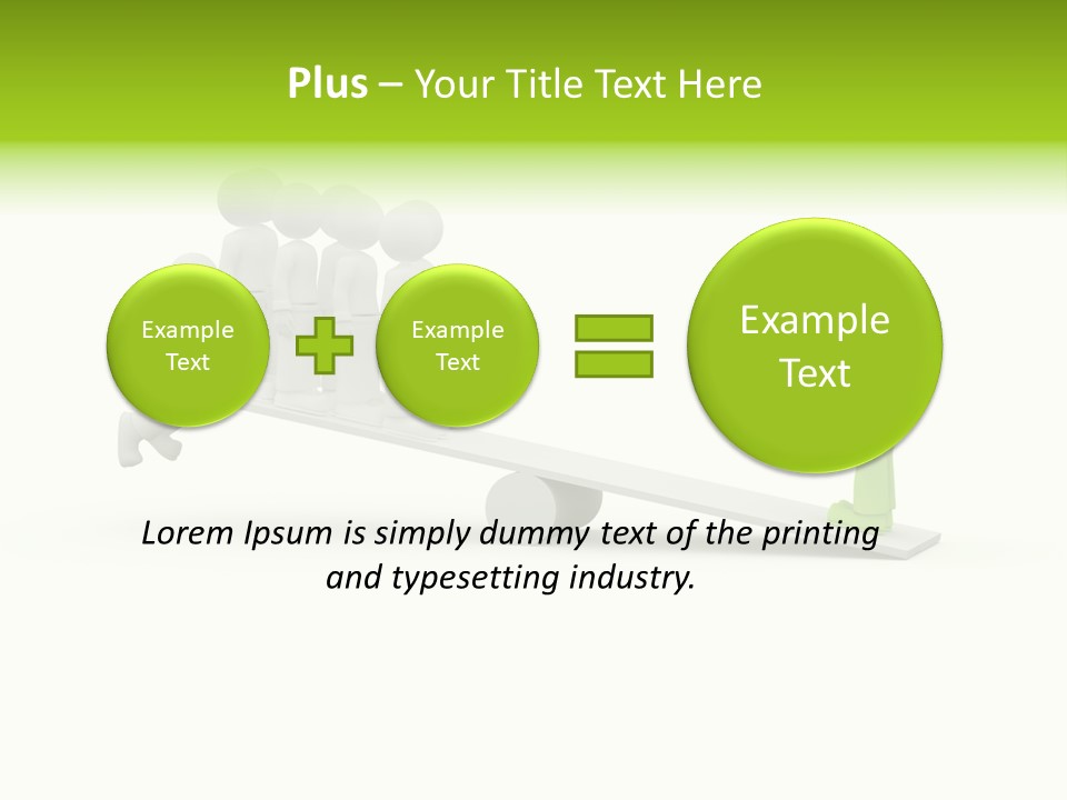 Teenager Pose Acrobat PowerPoint Template