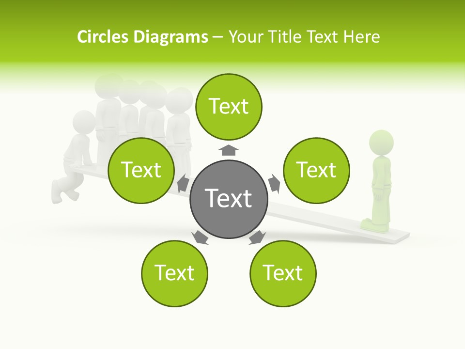 Teenager Pose Acrobat PowerPoint Template