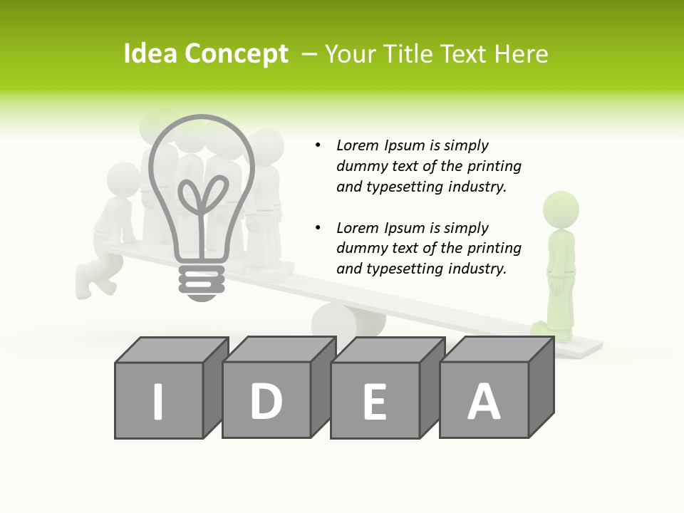 Teenager Pose Acrobat PowerPoint Template