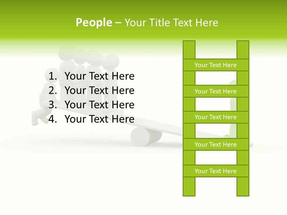 Teenager Pose Acrobat PowerPoint Template