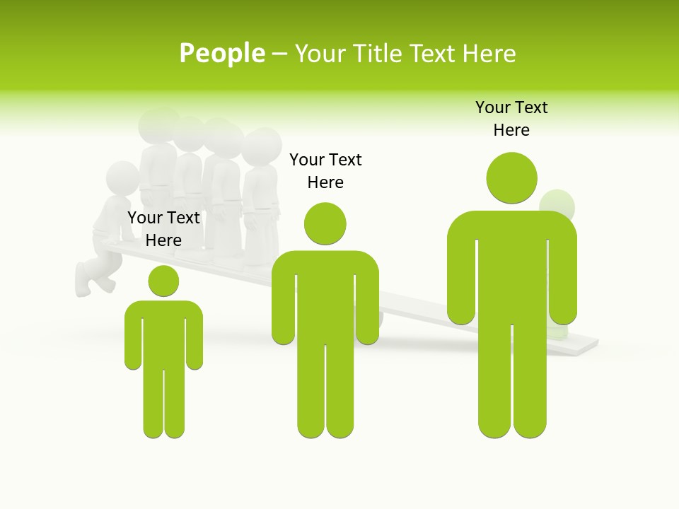 Teenager Pose Acrobat PowerPoint Template