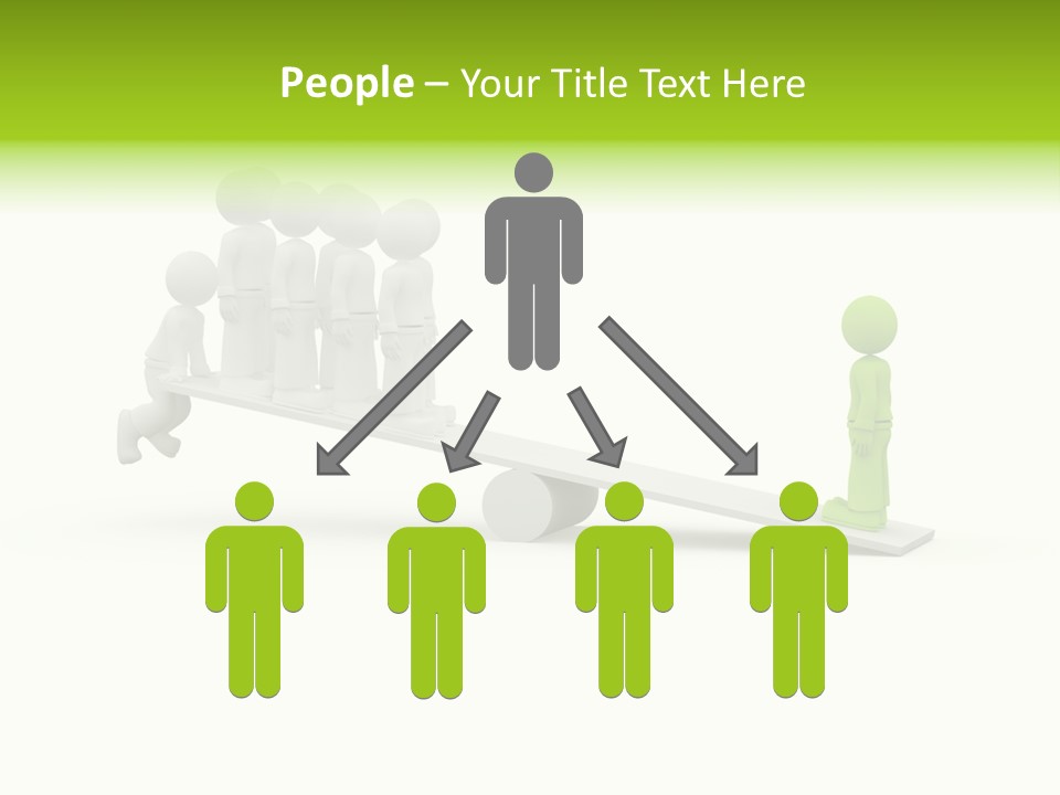 Teenager Pose Acrobat PowerPoint Template