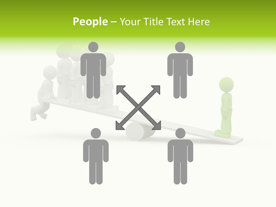 Teenager Pose Acrobat PowerPoint Template