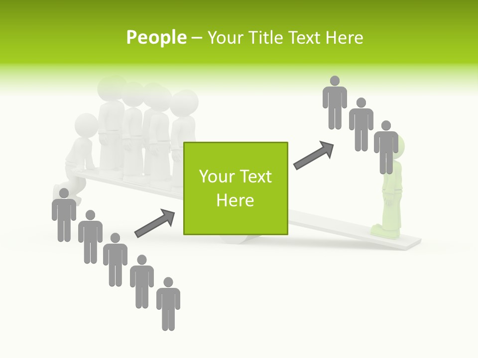 Teenager Pose Acrobat PowerPoint Template