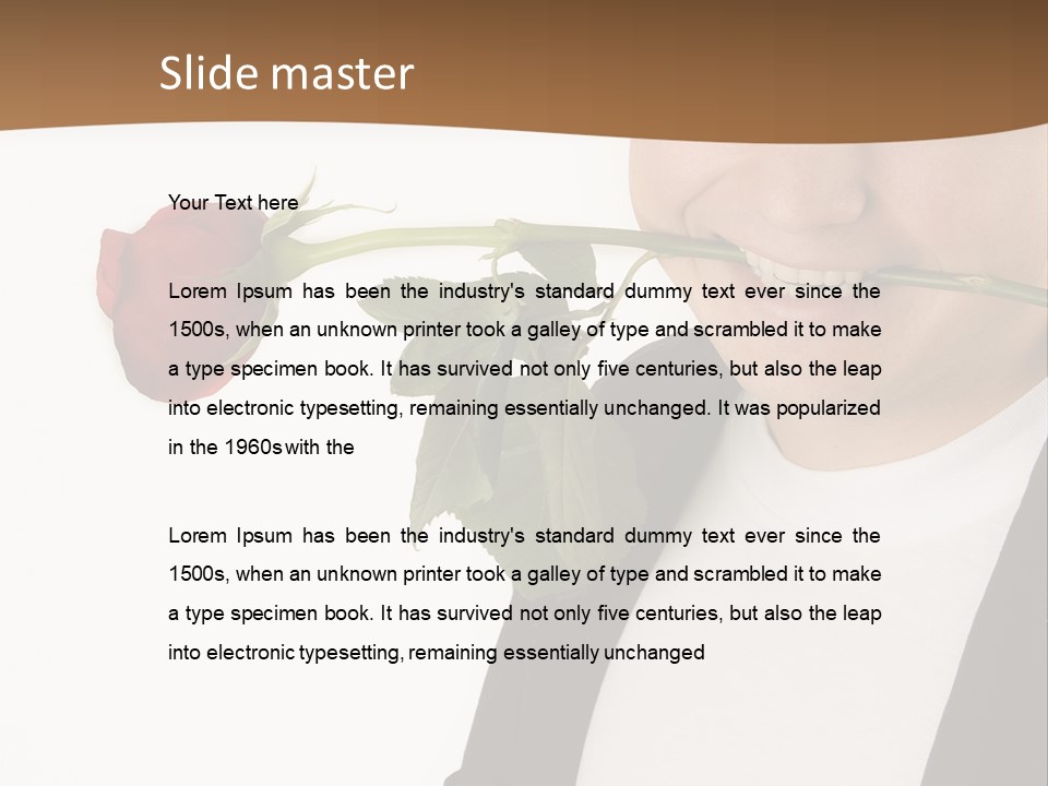 Cheeky Proposal Teeth PowerPoint Template