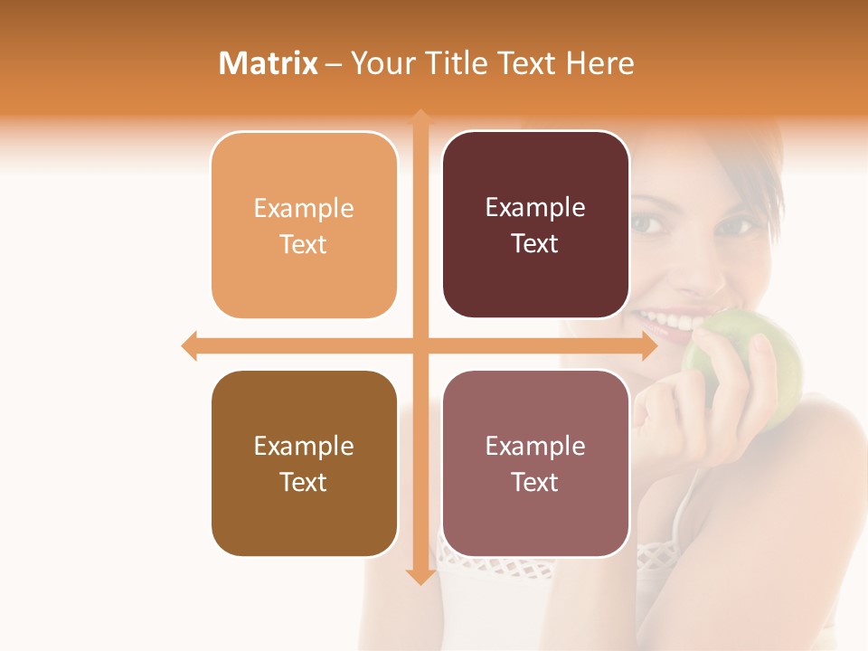 Joyful Vitamin Shoulder PowerPoint Template