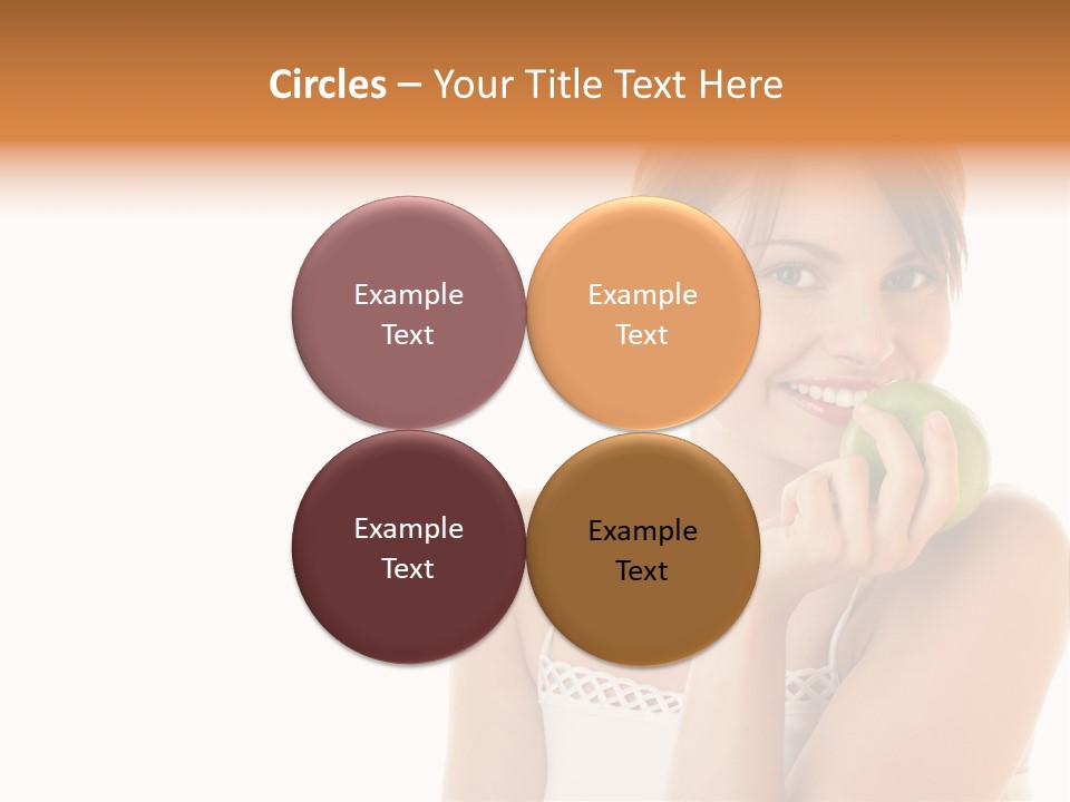 Joyful Vitamin Shoulder PowerPoint Template