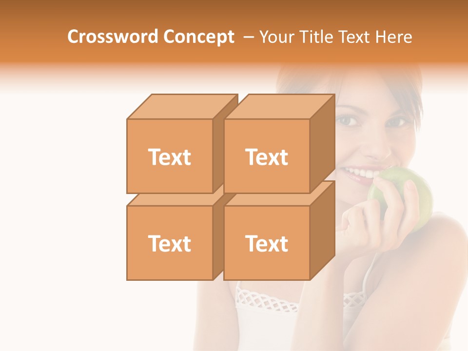 Joyful Vitamin Shoulder PowerPoint Template
