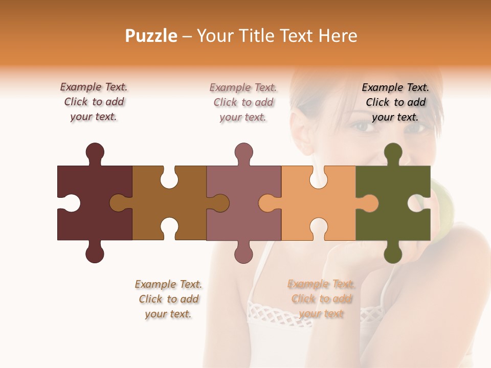 Joyful Vitamin Shoulder PowerPoint Template