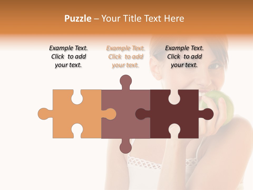 Joyful Vitamin Shoulder PowerPoint Template