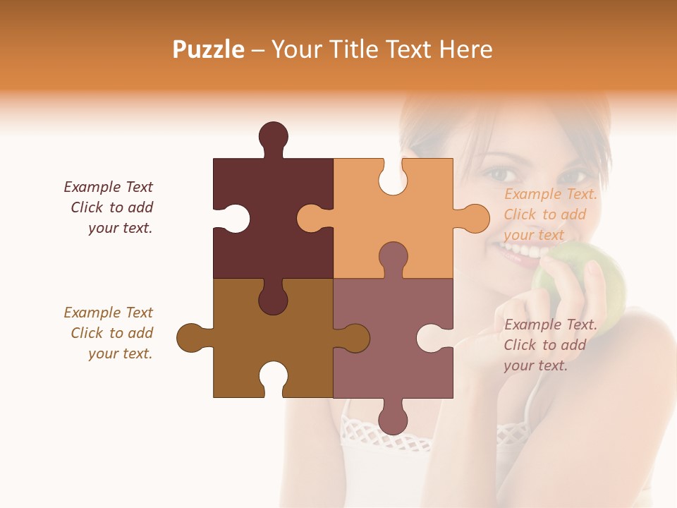 Joyful Vitamin Shoulder PowerPoint Template