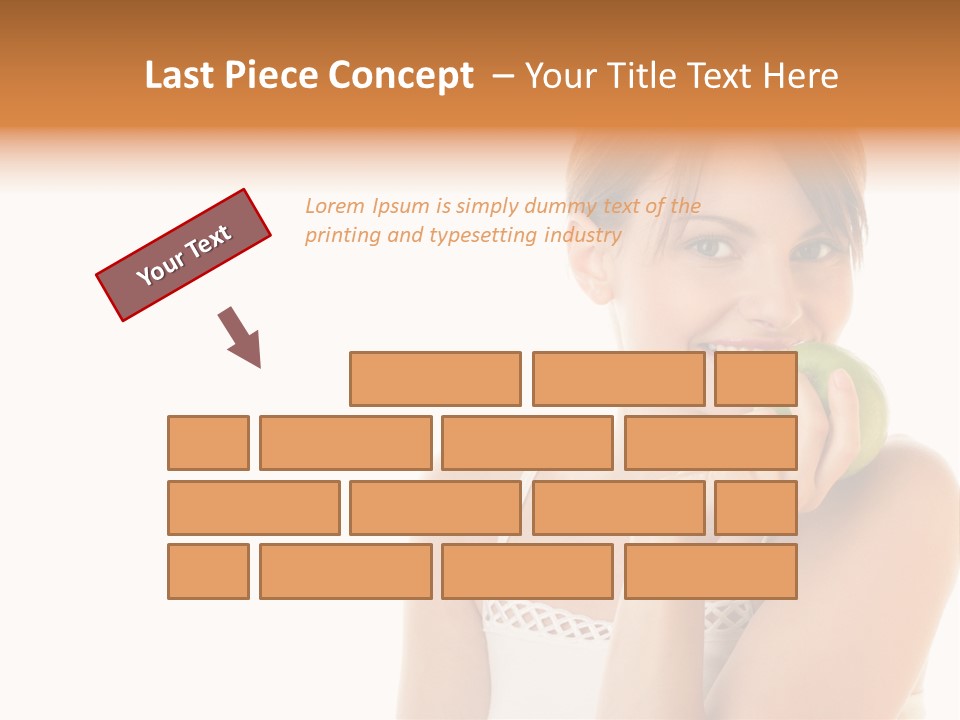 Joyful Vitamin Shoulder PowerPoint Template