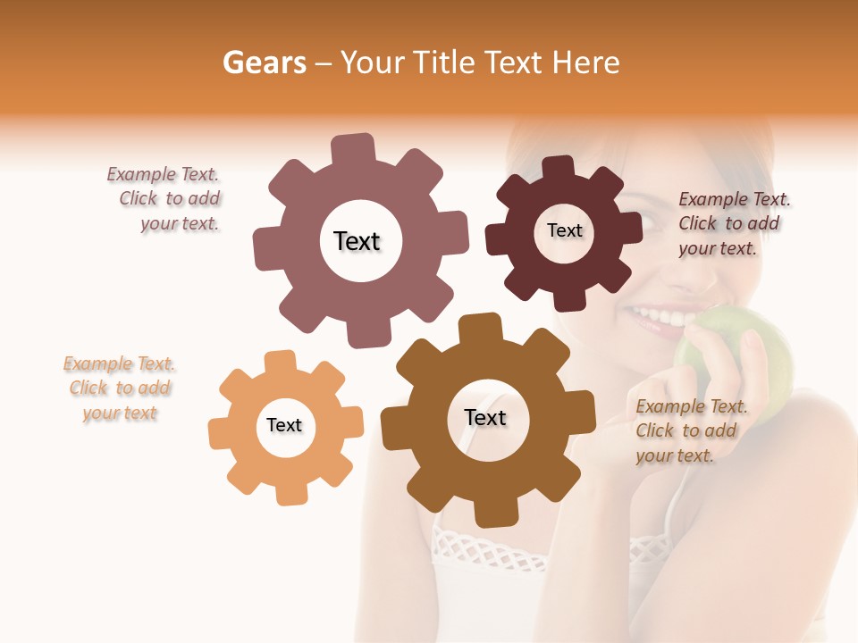 Joyful Vitamin Shoulder PowerPoint Template