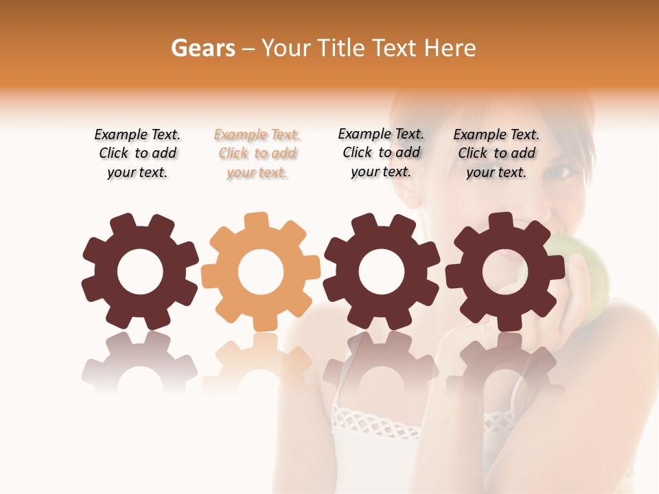 Joyful Vitamin Shoulder PowerPoint Template