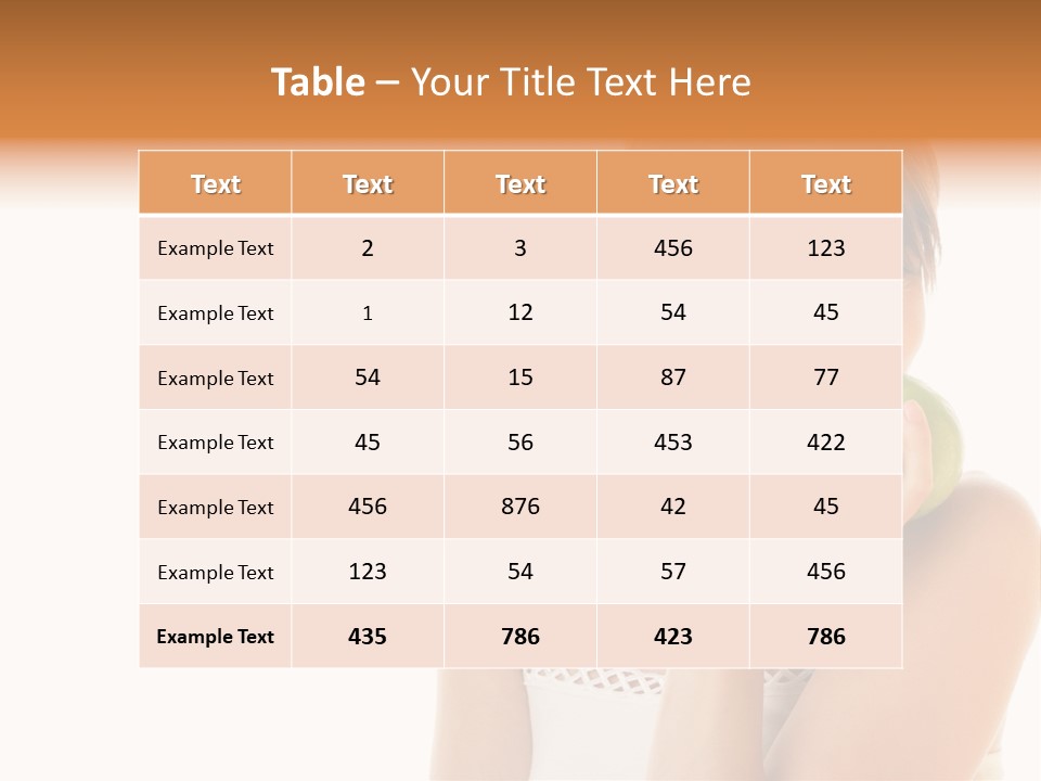 Joyful Vitamin Shoulder PowerPoint Template