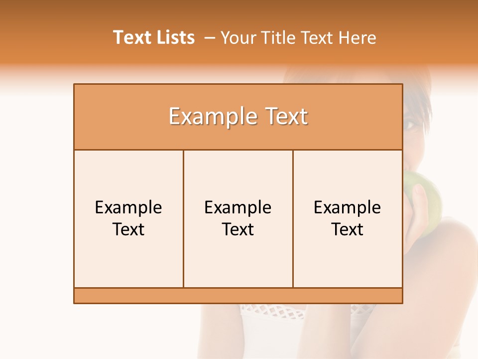Joyful Vitamin Shoulder PowerPoint Template