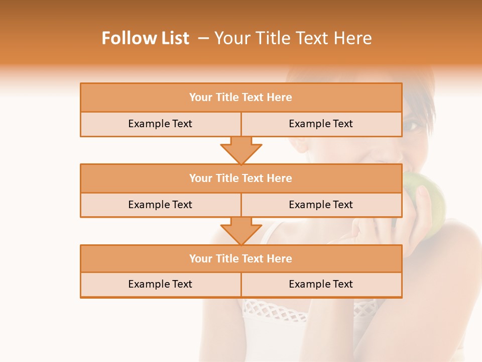 Joyful Vitamin Shoulder PowerPoint Template