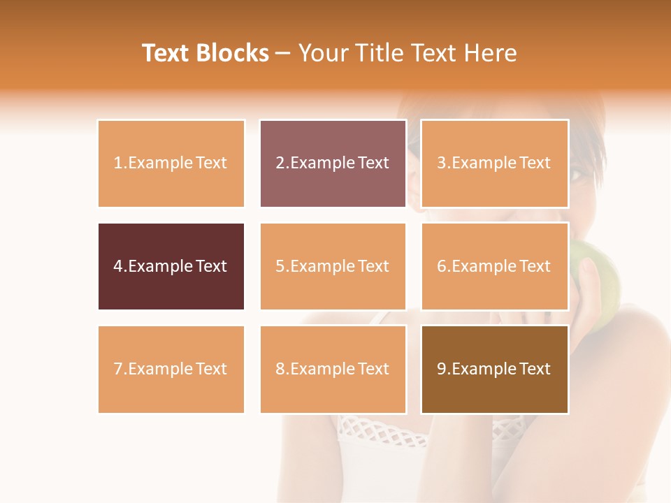 Joyful Vitamin Shoulder PowerPoint Template