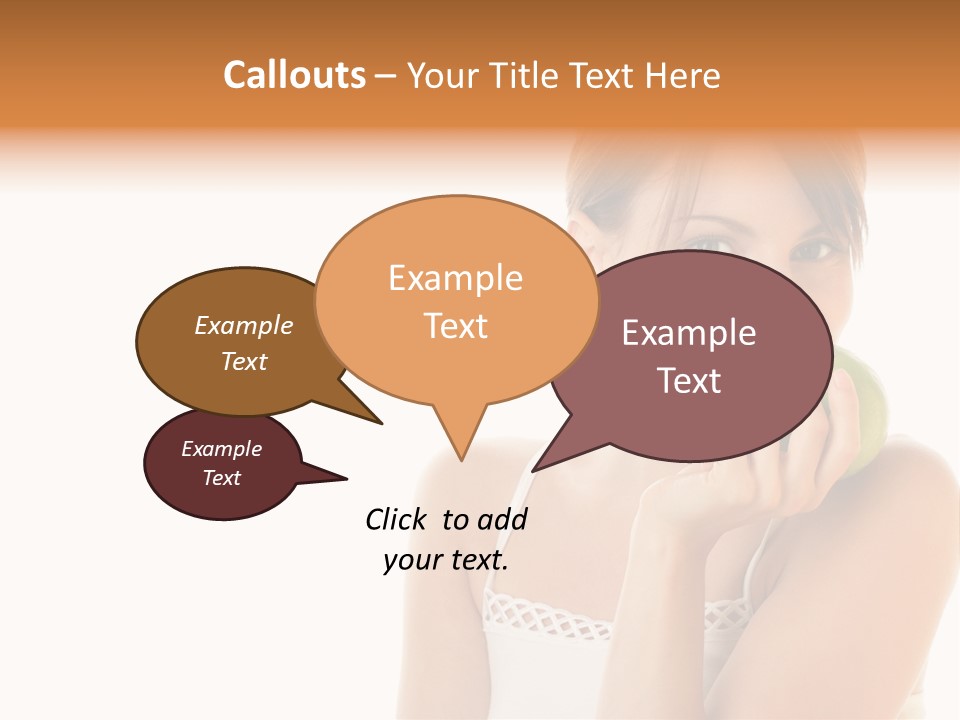 Joyful Vitamin Shoulder PowerPoint Template