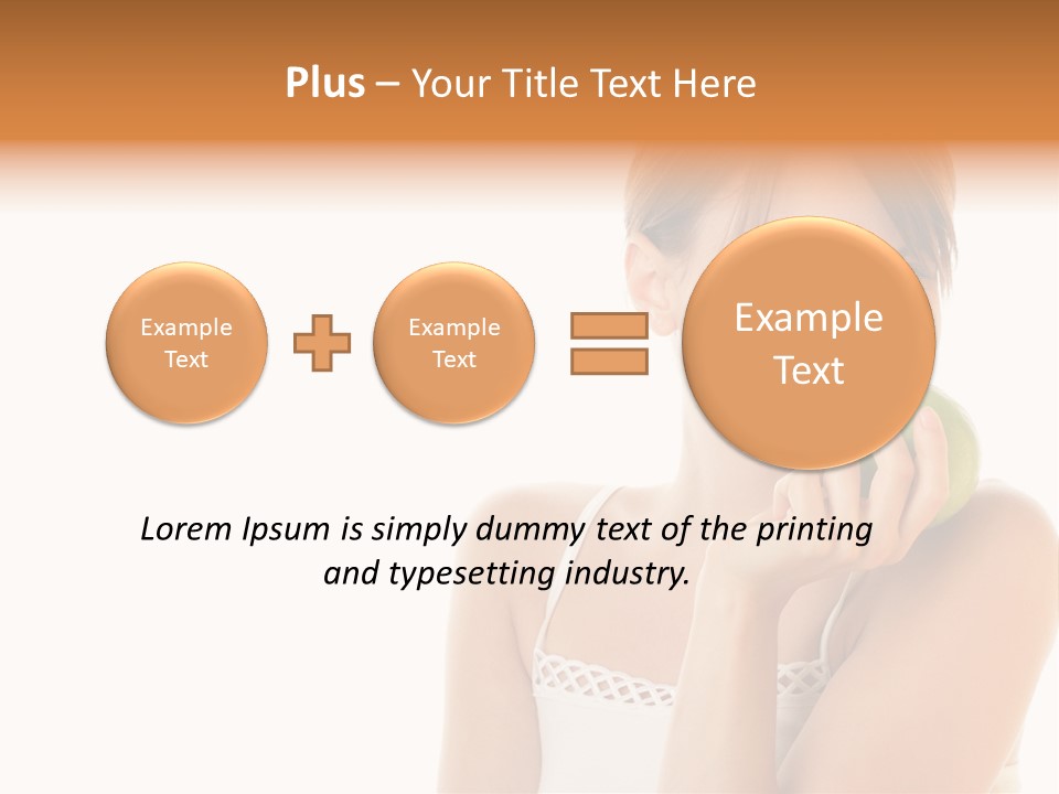 Joyful Vitamin Shoulder PowerPoint Template