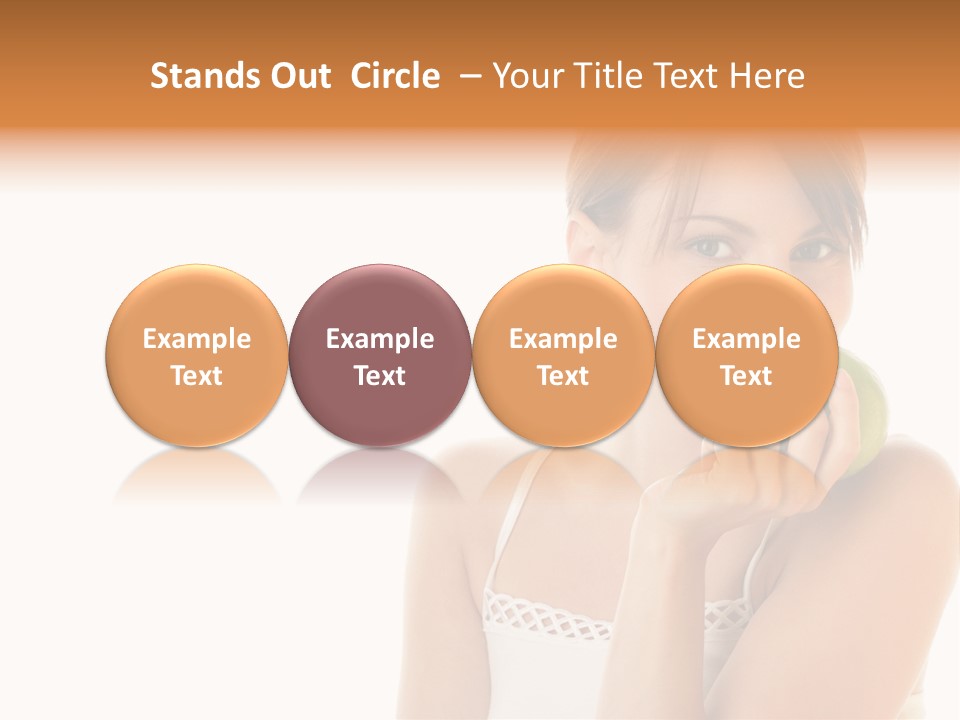 Joyful Vitamin Shoulder PowerPoint Template
