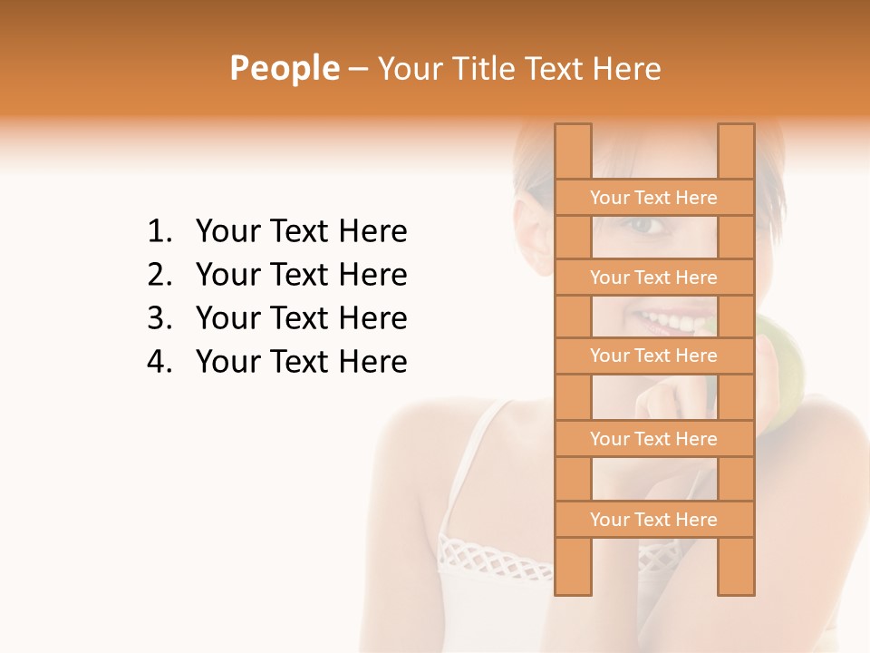 Joyful Vitamin Shoulder PowerPoint Template