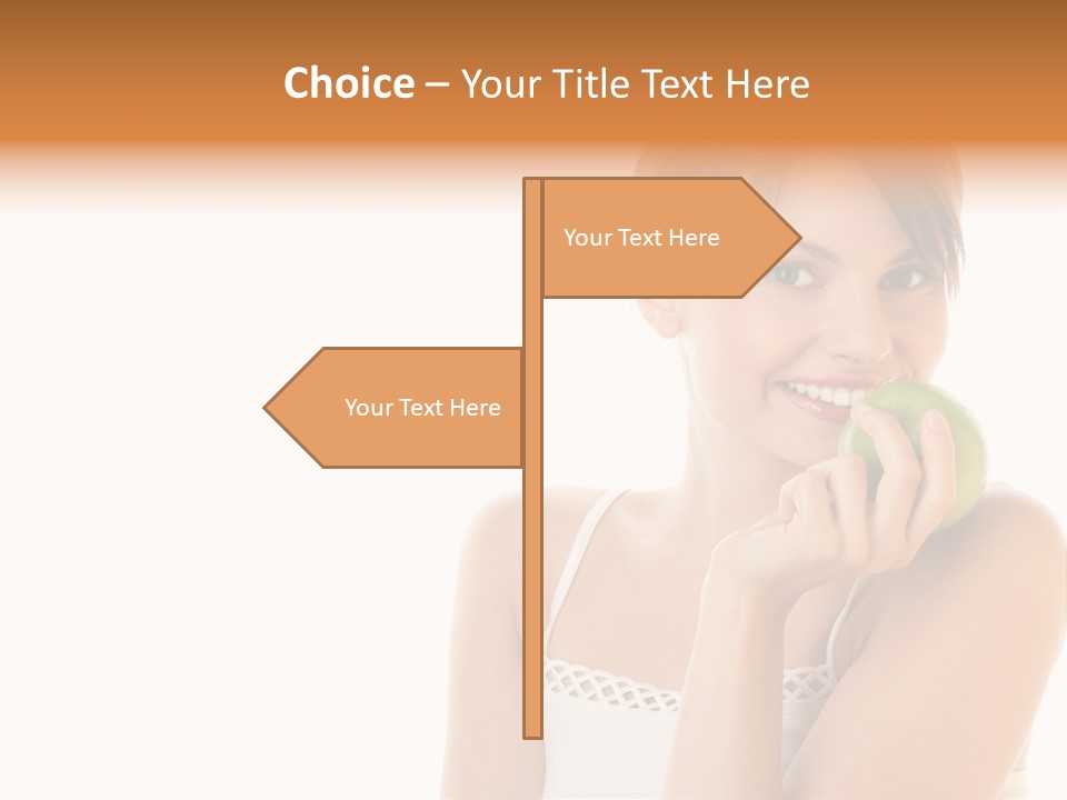 Joyful Vitamin Shoulder PowerPoint Template