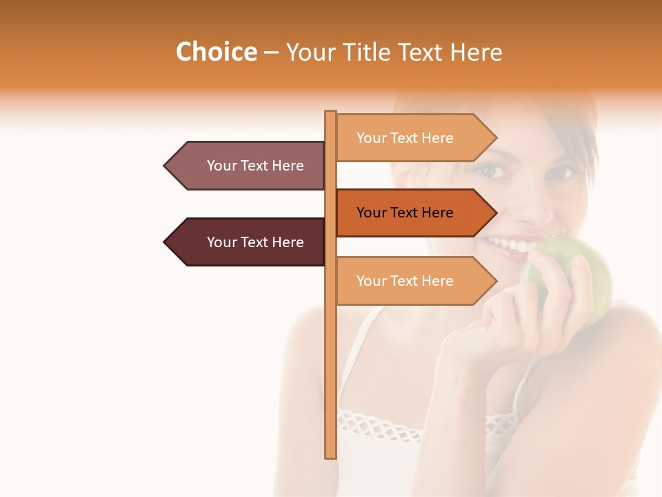 Joyful Vitamin Shoulder PowerPoint Template