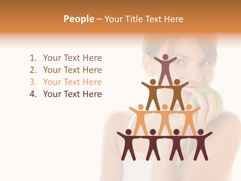 Joyful Vitamin Shoulder PowerPoint Template