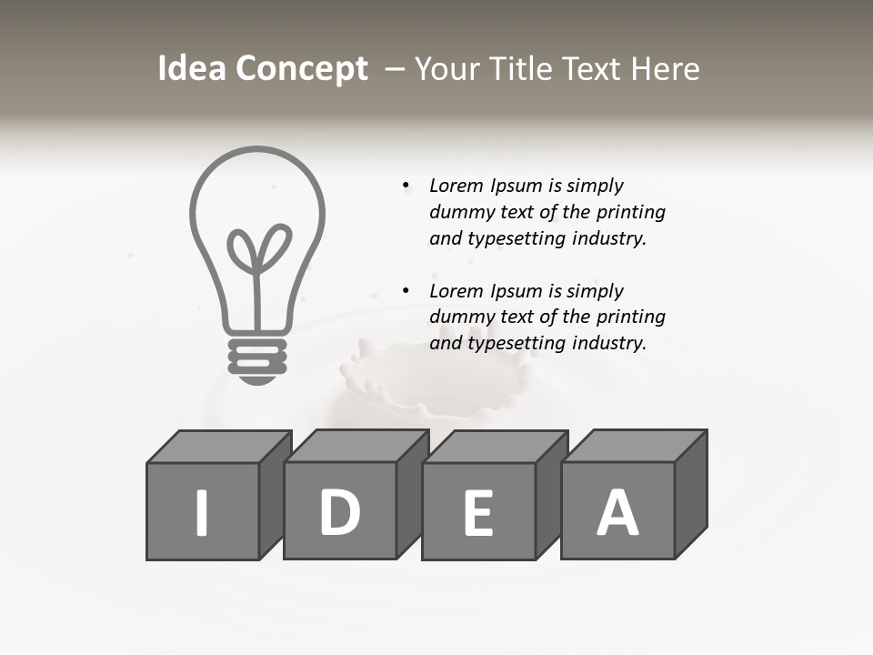 Lifestyle Healthy Drink PowerPoint Template