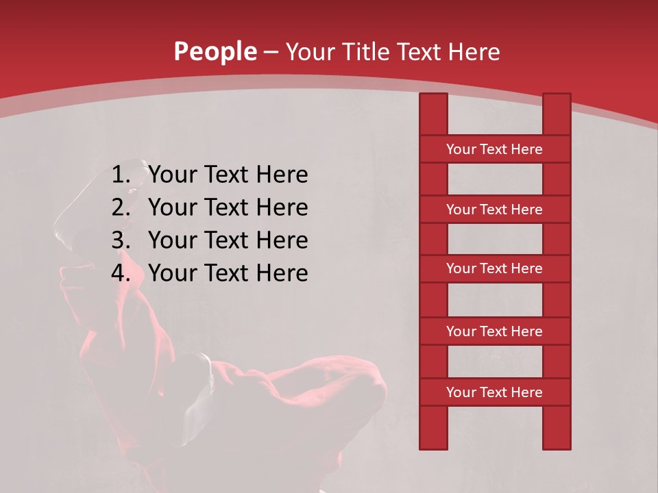 Hiphop Active Stretching PowerPoint Template