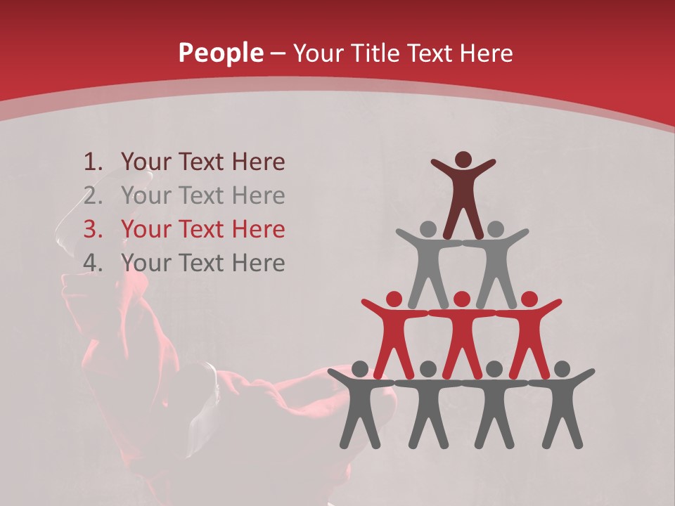 Hiphop Active Stretching PowerPoint Template