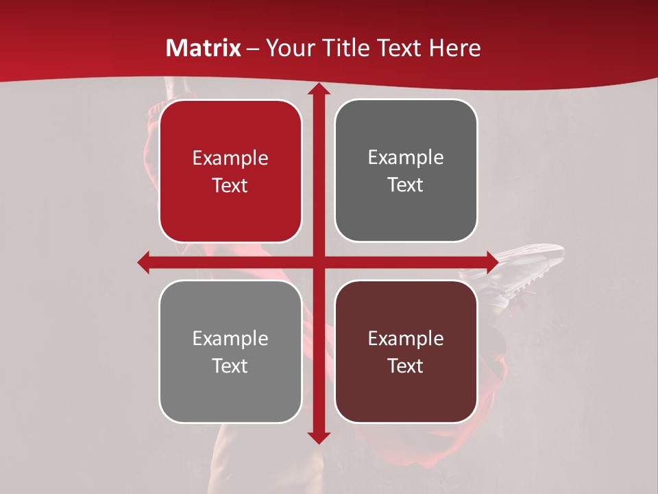 Sporty Muscular Grace PowerPoint Template