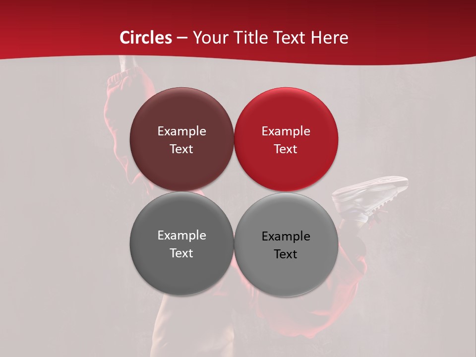 Sporty Muscular Grace PowerPoint Template