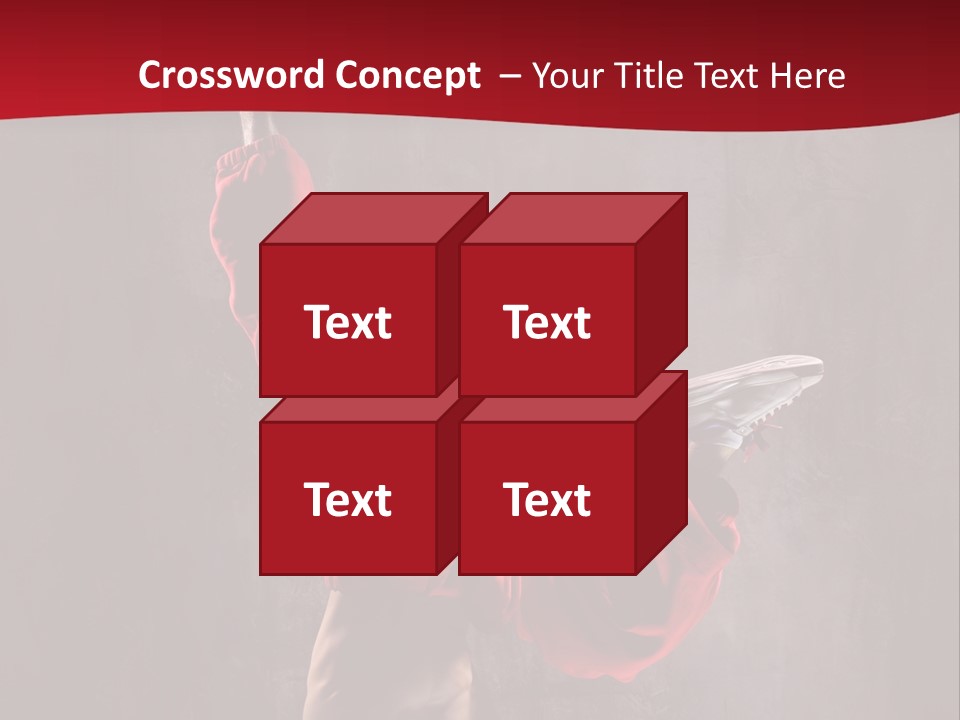 Sporty Muscular Grace PowerPoint Template