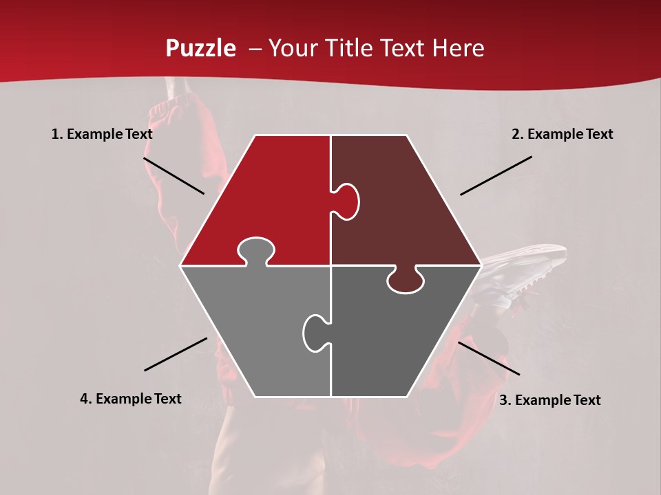 Sporty Muscular Grace PowerPoint Template