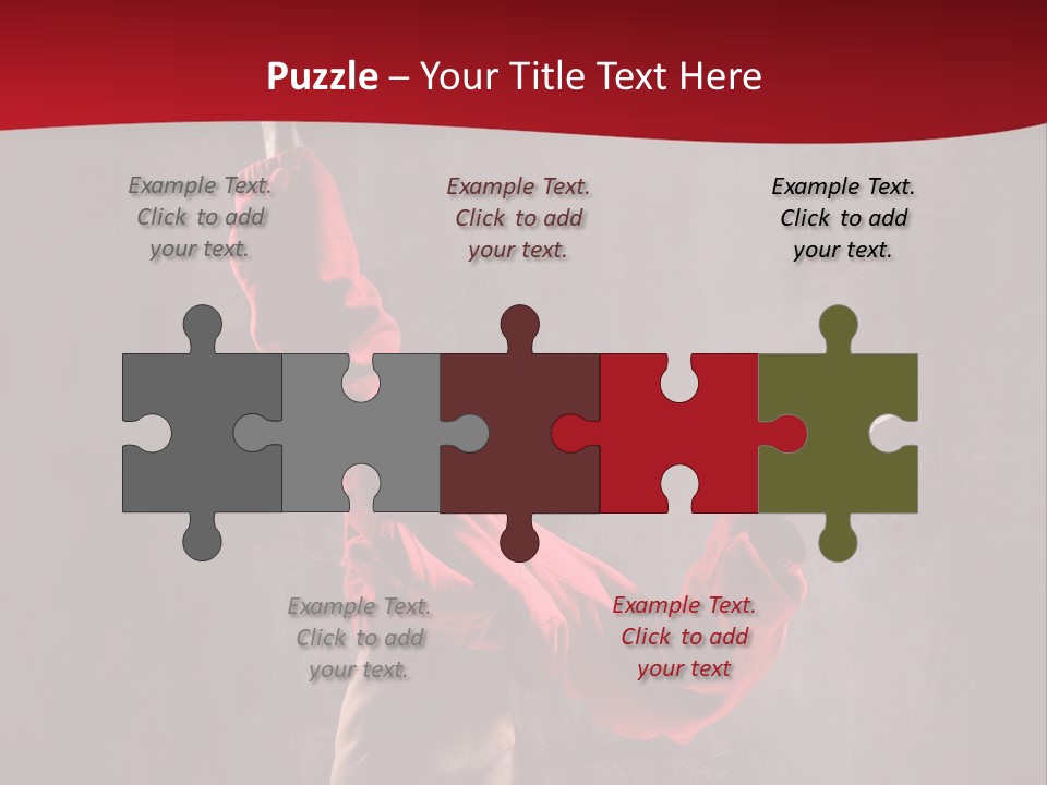 Sporty Muscular Grace PowerPoint Template