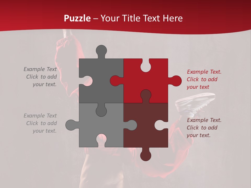 Sporty Muscular Grace PowerPoint Template