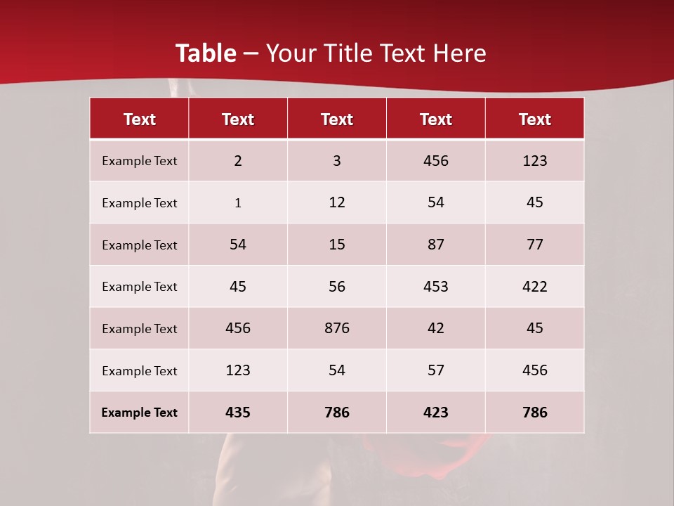 Sporty Muscular Grace PowerPoint Template