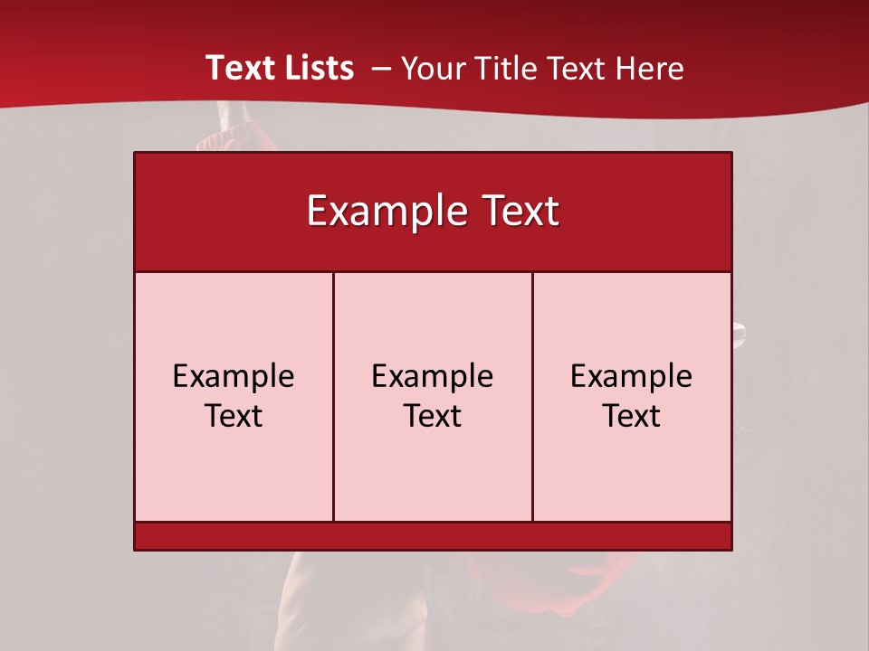 Sporty Muscular Grace PowerPoint Template