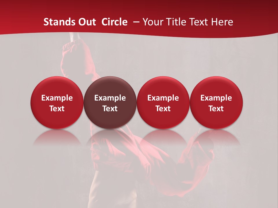 Sporty Muscular Grace PowerPoint Template