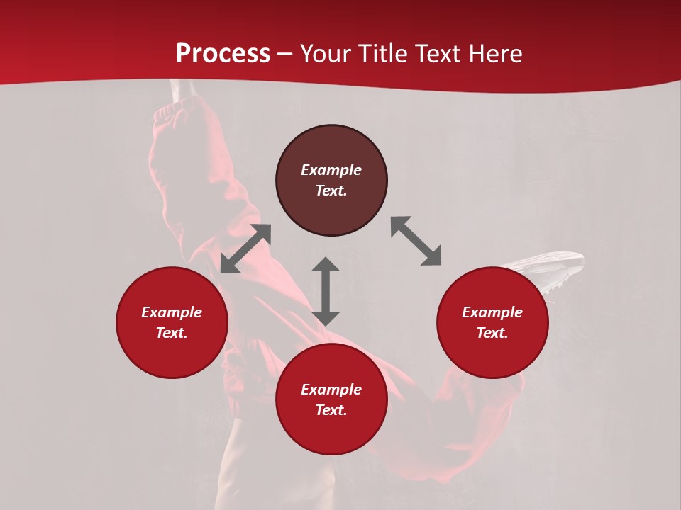 Sporty Muscular Grace PowerPoint Template