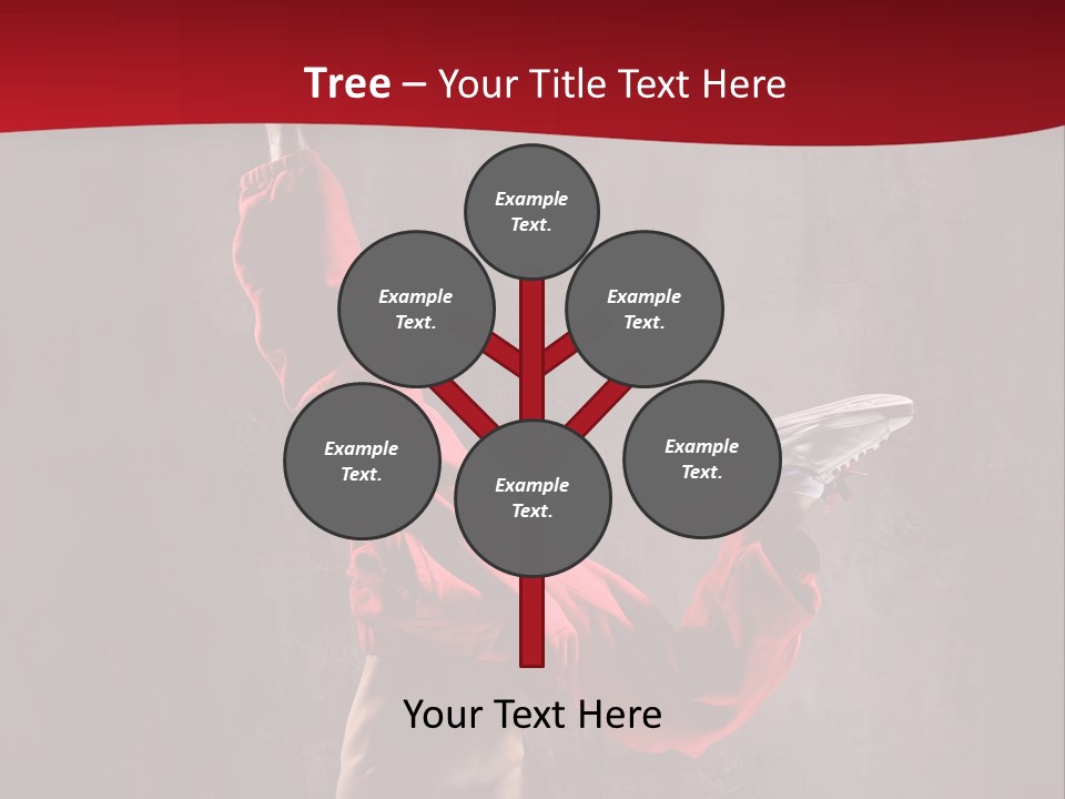 Sporty Muscular Grace PowerPoint Template