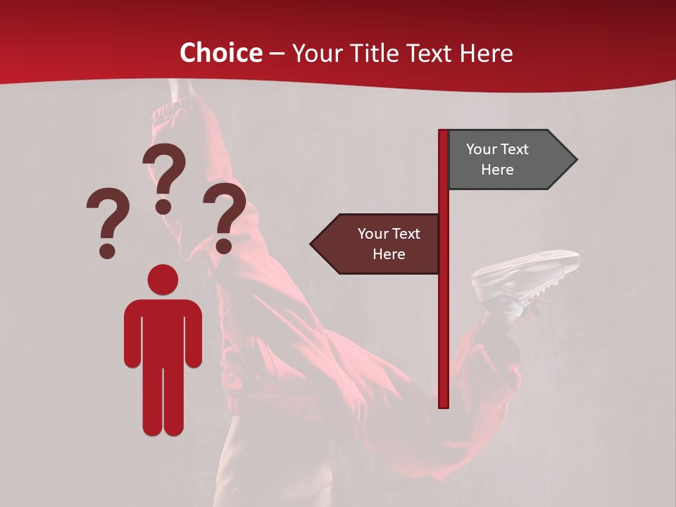 Sporty Muscular Grace PowerPoint Template