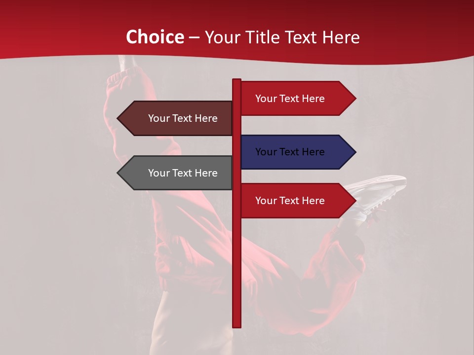 Sporty Muscular Grace PowerPoint Template