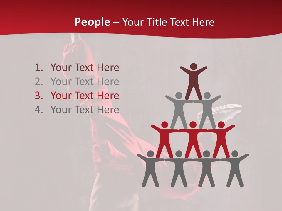 Sporty Muscular Grace PowerPoint Template