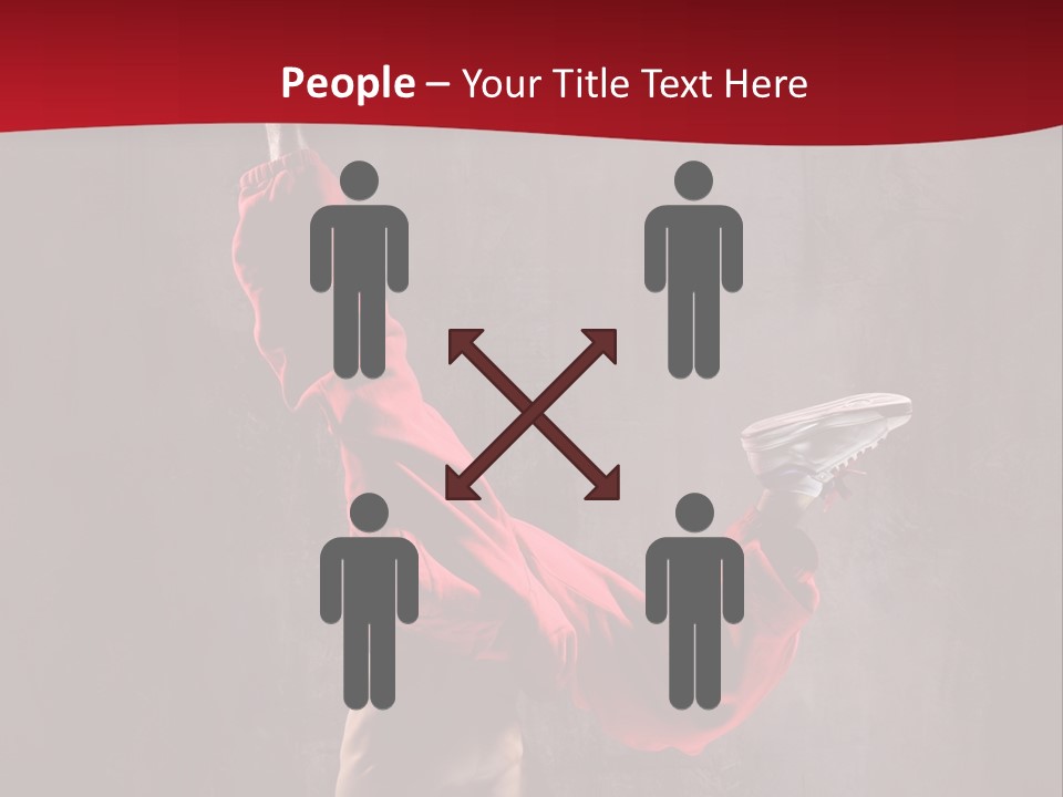 Sporty Muscular Grace PowerPoint Template