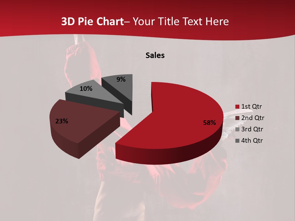 Sporty Muscular Grace PowerPoint Template