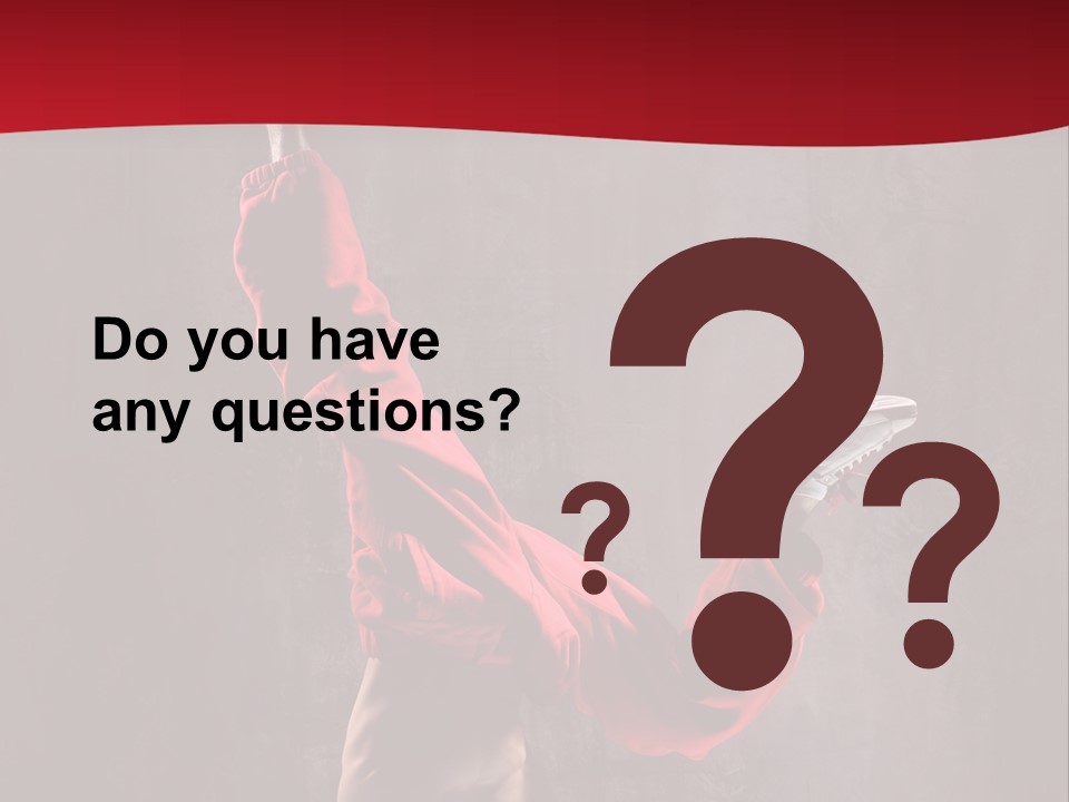 Sporty Muscular Grace PowerPoint Template